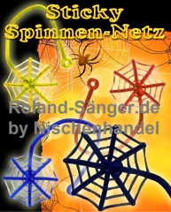 100 Sticky Spinnennetz